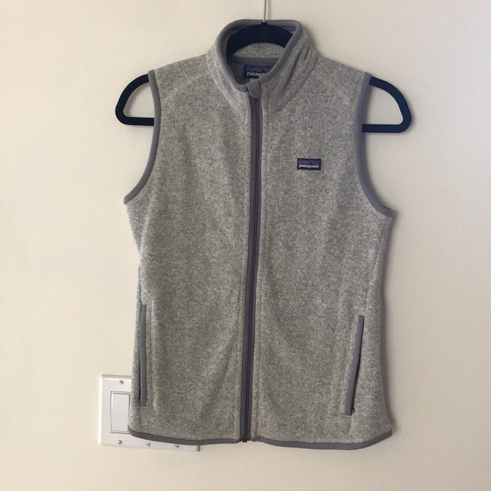 Grey Patagonia vest, worn once, women’s size small